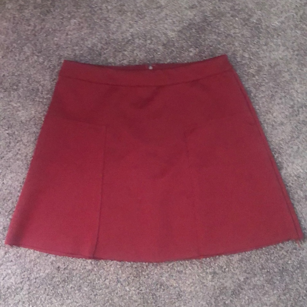 Burgundy Skirt